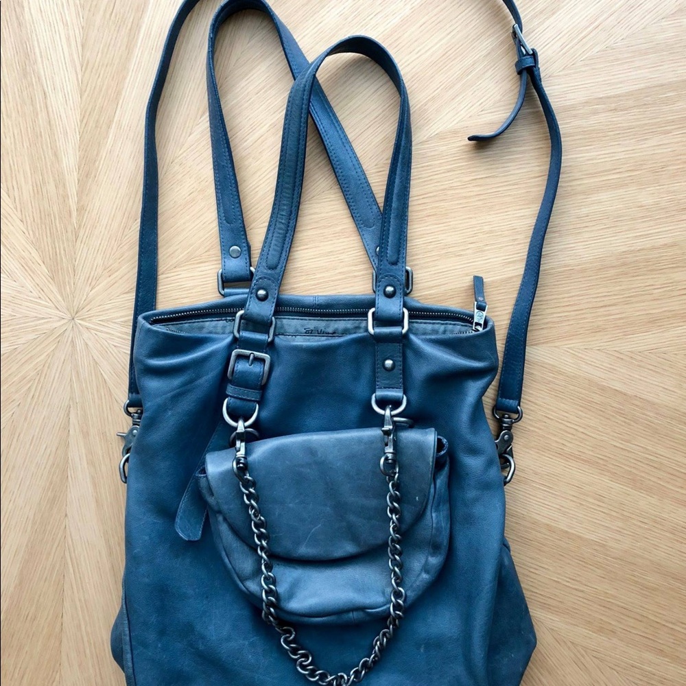 COPY - Ash Ziggy Tote and detachable purse